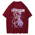 Cartoon Doll Bears Have Principles Shirts Print Men'S Chic - AU Stock