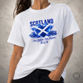 Scotland t shirt football fan flag Scottish soccer top art design 2026 tee gift