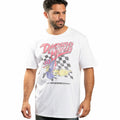 Official Wacky Races Mens Dastardly & Muttley T-shirt White S - XXL