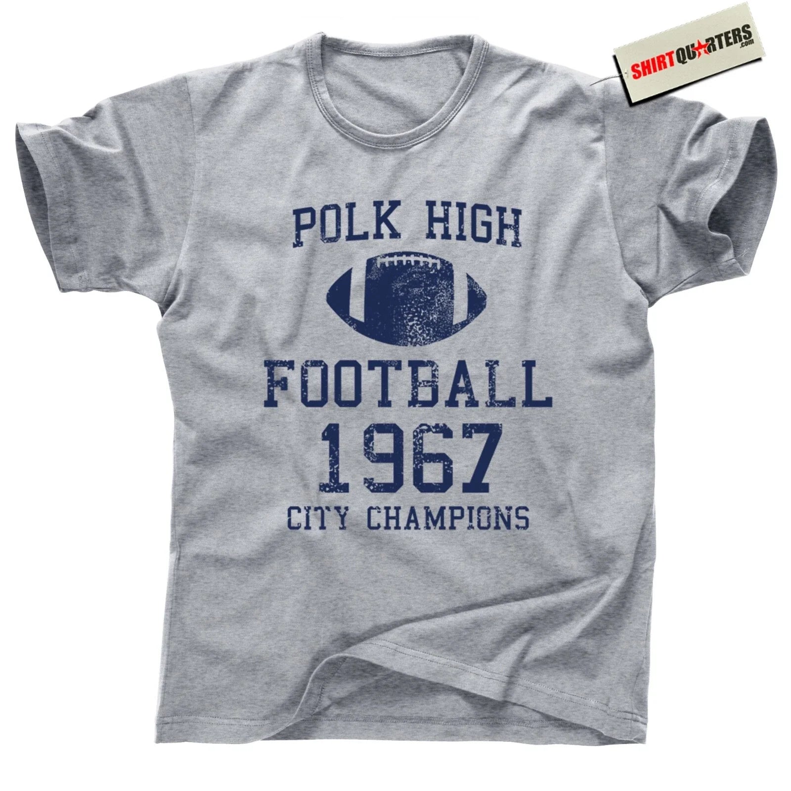 Polk High Football Shirt – 4 Touchdowns One Game – 80s Sitcom Bundy Tee Retro HS