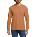 Eddie Bauer Men's Long Sleeve Crewneck T-Shirt Size XL Orange