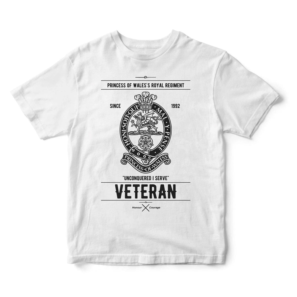 P.I.G HM British Armed Princess of Wales's Royal Regiment Veteran *041* T-shirt