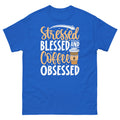 Stressed Blessed and Coffee Obsessed Caffeine Barista Men's Classic Tee