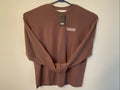 VANS Original Concepts Long Sleeve T-Shirt Brown/White Men's Size XL NEW