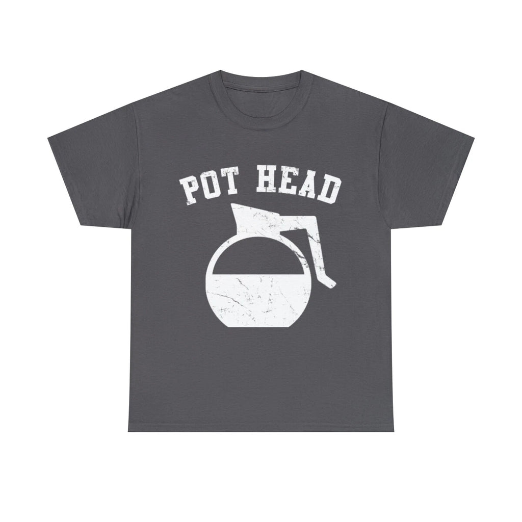 Coffee Pot Head Graphic Tee Shirt, S-5XL