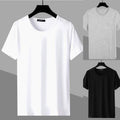 Men's Casual Short Sleeve T Shirt Round Neck for Summers and Daily Wear