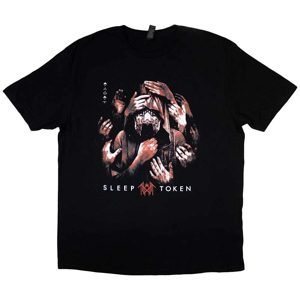 Sleep Token Grabbing Hands erkend T-shirt voor mannen