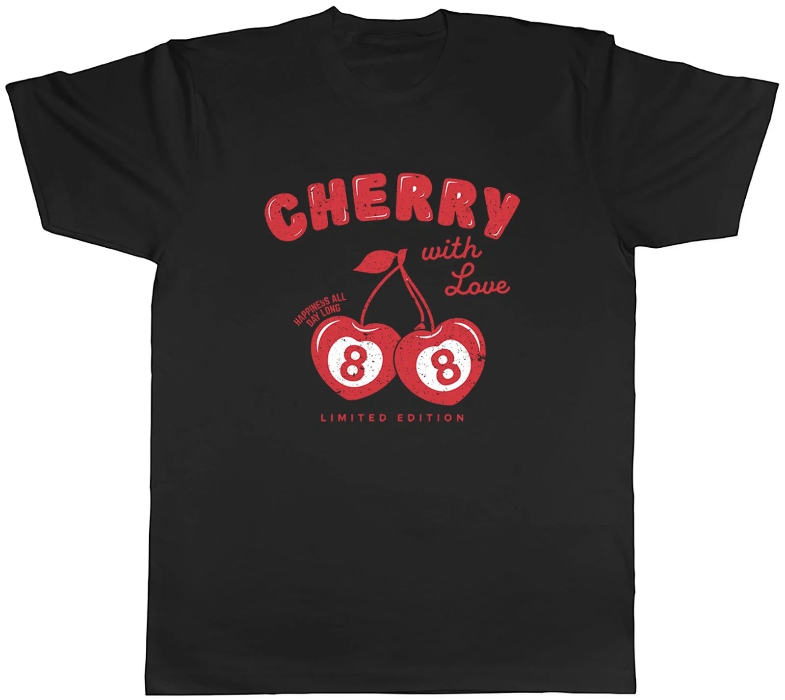 Cherry with Love 88 Limited Edition Mens T-Shirt Tee Gift Top