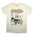 Sailor Moon New Adult T-Shirt - Sailor Guardians Locked Arms Below Sailor Moon