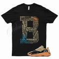 Black BLESSED T Shirt for YZ Boost 700 Enflame Amber V1 Orange Blue Brown