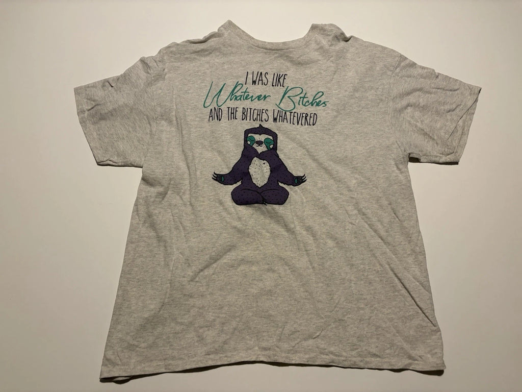 VTG Y2K Funny Sloth Shirt Cozy SZ XL