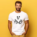 Men's Short Sleeve T-Shirt White, VISAGE MONSIEUR