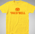Taco Bell Retro logo T Shirt authentic fast food taco burrito nacho 70s 80s 90s