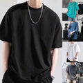 For Daily Wear Men's Oversized Tee Casual Wear Holiday Party Round Neckline