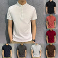 Short Sleeve Men's Casual Shirt Loose Fit Lapel Design for Daily Vacation Wear