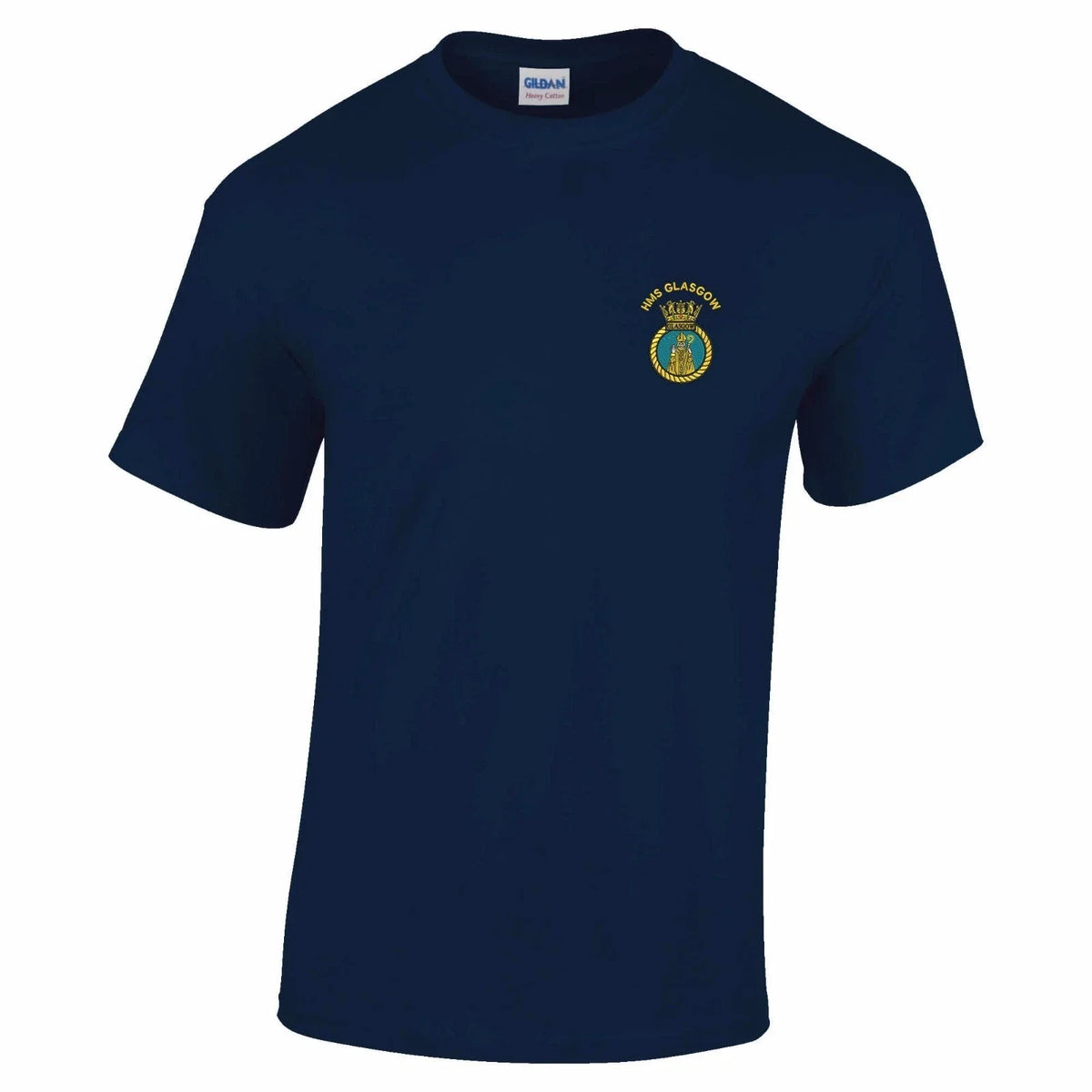 OFFICIAL HMS Glasgow Embroidered T-Shirt