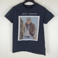 Justin Timberlake Shirt Men's Small Black Graphic Crew Neck Short Sleeve Stretch