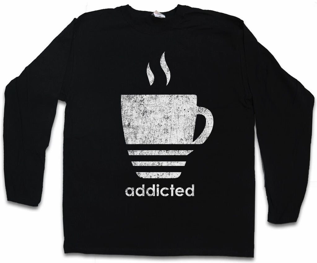 COFFEE ADDICTED LONG SLEEVE T-SHIRT Love Café