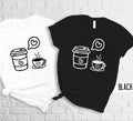 New T-Shirt  Unisex Coffee Please, Cute Coffee Shirt, Coffee T-Shirt, Coffee Lov