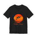 High Jump Graphic Tee, Unisex Sports Shirt, Fitness Apparel, Summer T-shirt,