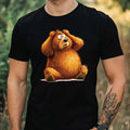 Mens Funny Brown Bear Print Cotton T-Shirt Size XS to 5XL