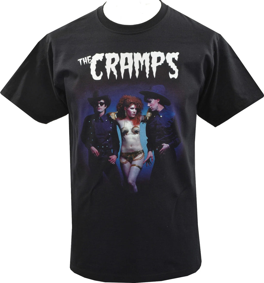 The Cramps Mens Psychobilly T-Shirt Cowboys Garage Poison Ivy Lux Interior S-5XL