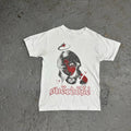 “overdöse” OVD Graphic Tee – Red & Black Grunge Art Print (Size S)