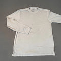 Reworn Long Sleeve Everyday T Shirt Men's Lg Gray Blue 100% Cotton Outdoor NWI
