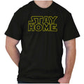 Funny Space Movie Lazy Homebody Stay Home Womens or Mens Crewneck T Shirt Tee