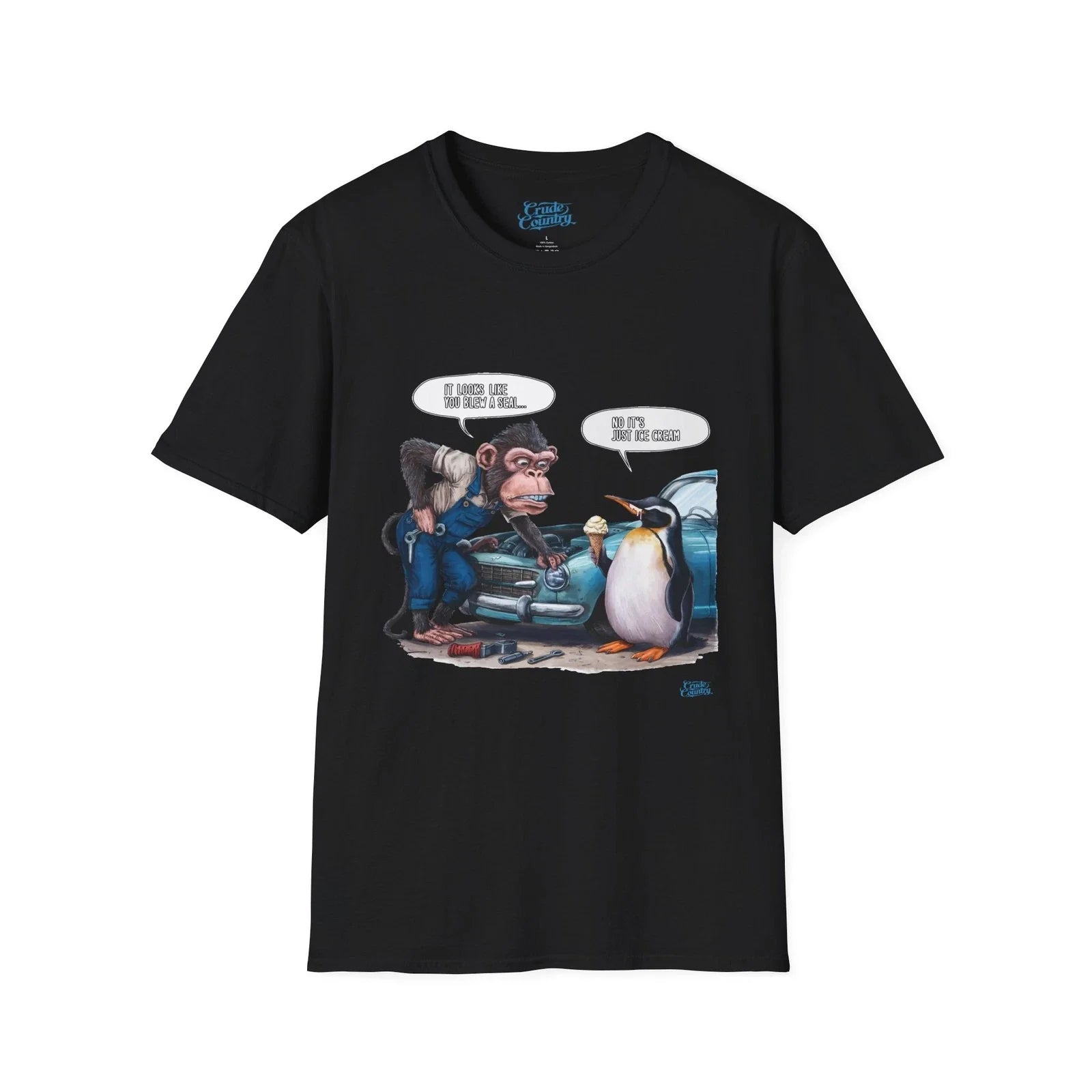 It Looks Like You Blew a Seal Monkey/Penguin - Gildan Unisex Soft-style T-shirt