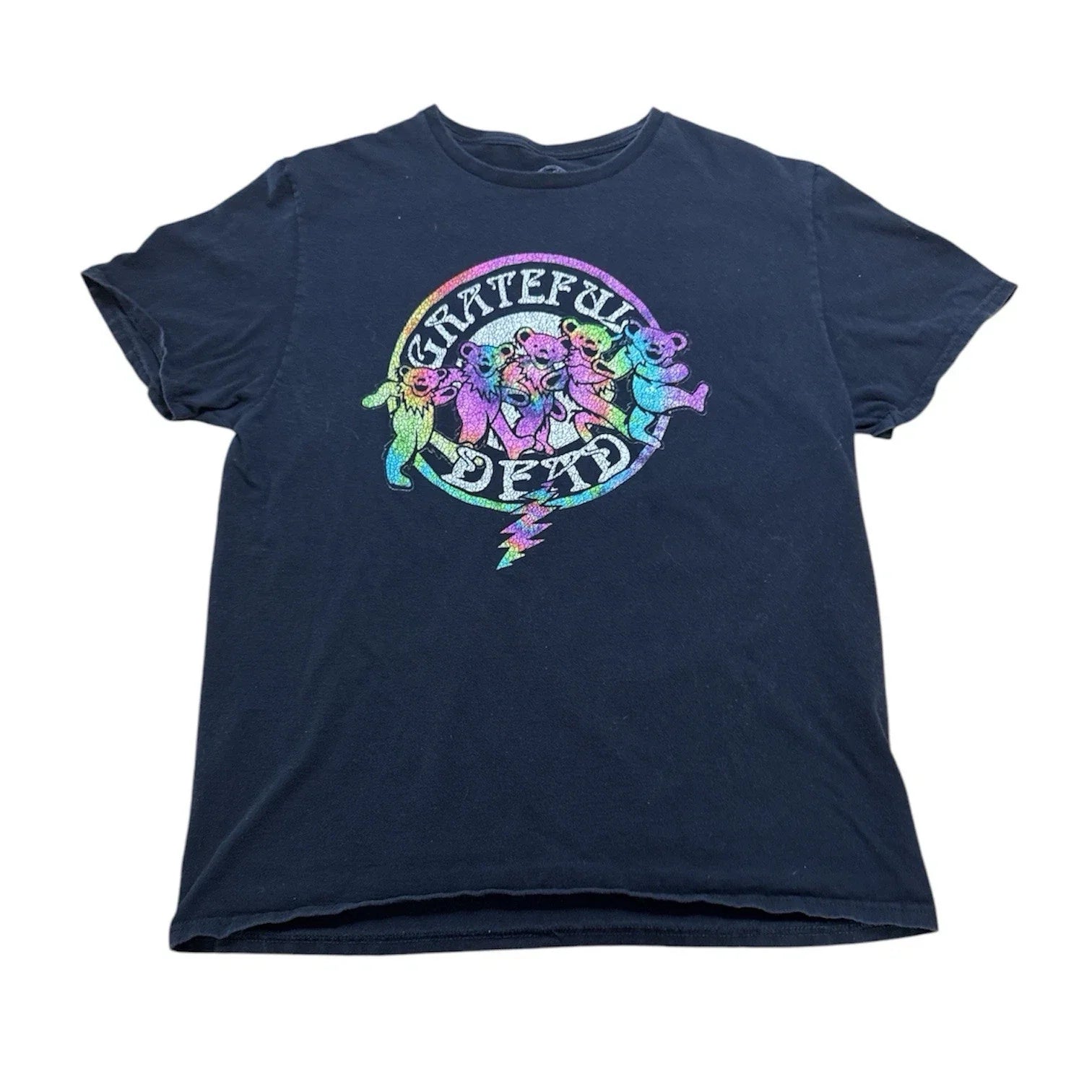 Grateful Dead Jam Band T-shirt Bears Men’s Large Hippie Boho Colorful