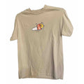 Gudetama The Lazy Egg T-Shirt Graphic Wrapped in Bacon Size Medium