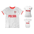 Adult or Kids POLAND Country Badge Football TShirt 2024 Polish Euro World Cup
