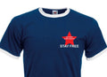 Stay free t shirt the clash Joe Strummer. old skool punk cotton ringer