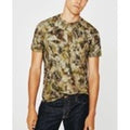 AG Floral Watercolor T-Shirt Men Size Small Brown Tan Olive