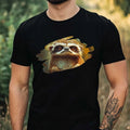 Mens Funny Grumpy Animal Print Cotton T-Shirt Size XS to 5XL