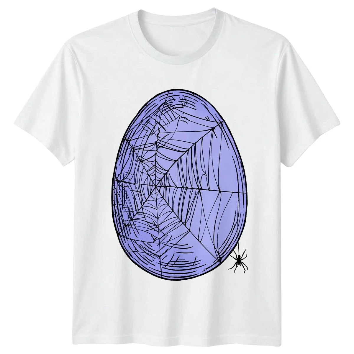 Spooky Spiderweb Pastel Goth Egg T-Shirt Pastel Goth Easter Easter Gift
