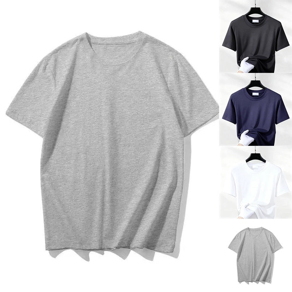Men Oversized T-shirt For Beach Trips Regular Clothing Length Trendy Men Fashion