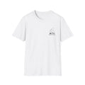 Sleeping Cat Moon T-Shirt | Minimal Cute Cat Moonline Art