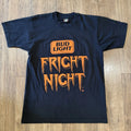 Vintage Bud Light Fright Night T-Shirt Size Large Beer Halloween 80s Spuds