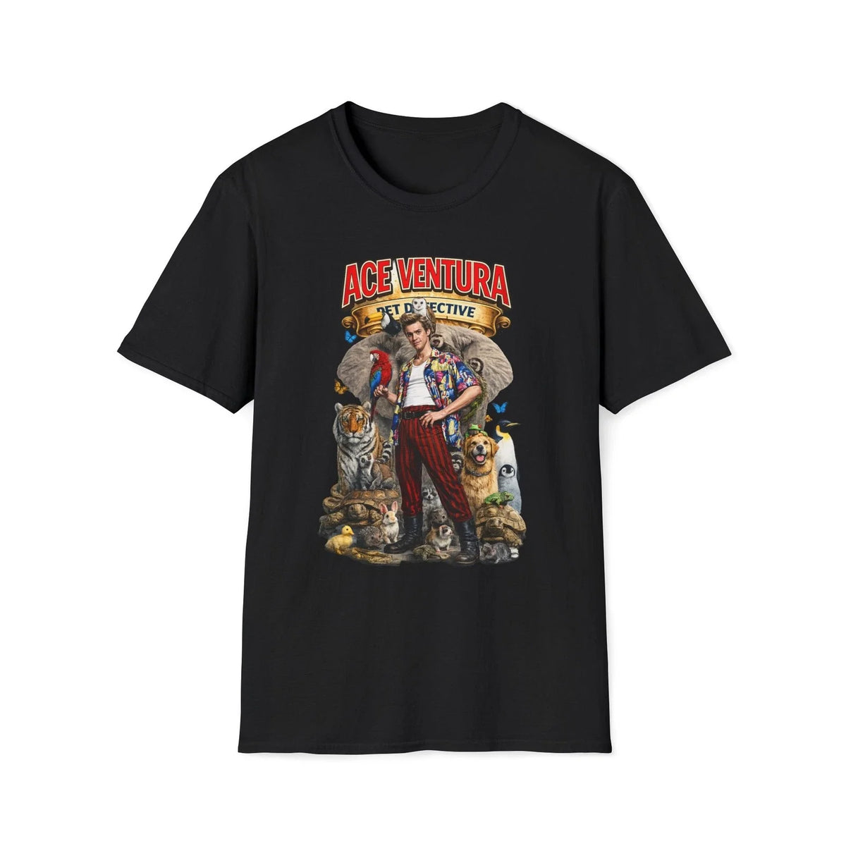 Ace Ventura Pet Detective T-Shirt – Classic 90s Comedy Movie Tee | Jim Carrey