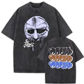MF Doom T-Shirt Washed Cotton Graphic Print Unisex Tees HIP HOP Tees