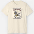 Living The Dream Skeleton Shirt Funny Burnout Meme Office Humor Graphic Tee
