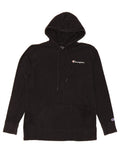 CHAMPION Mens Hooded Top Long Sleeve Medium Black Cotton DG02