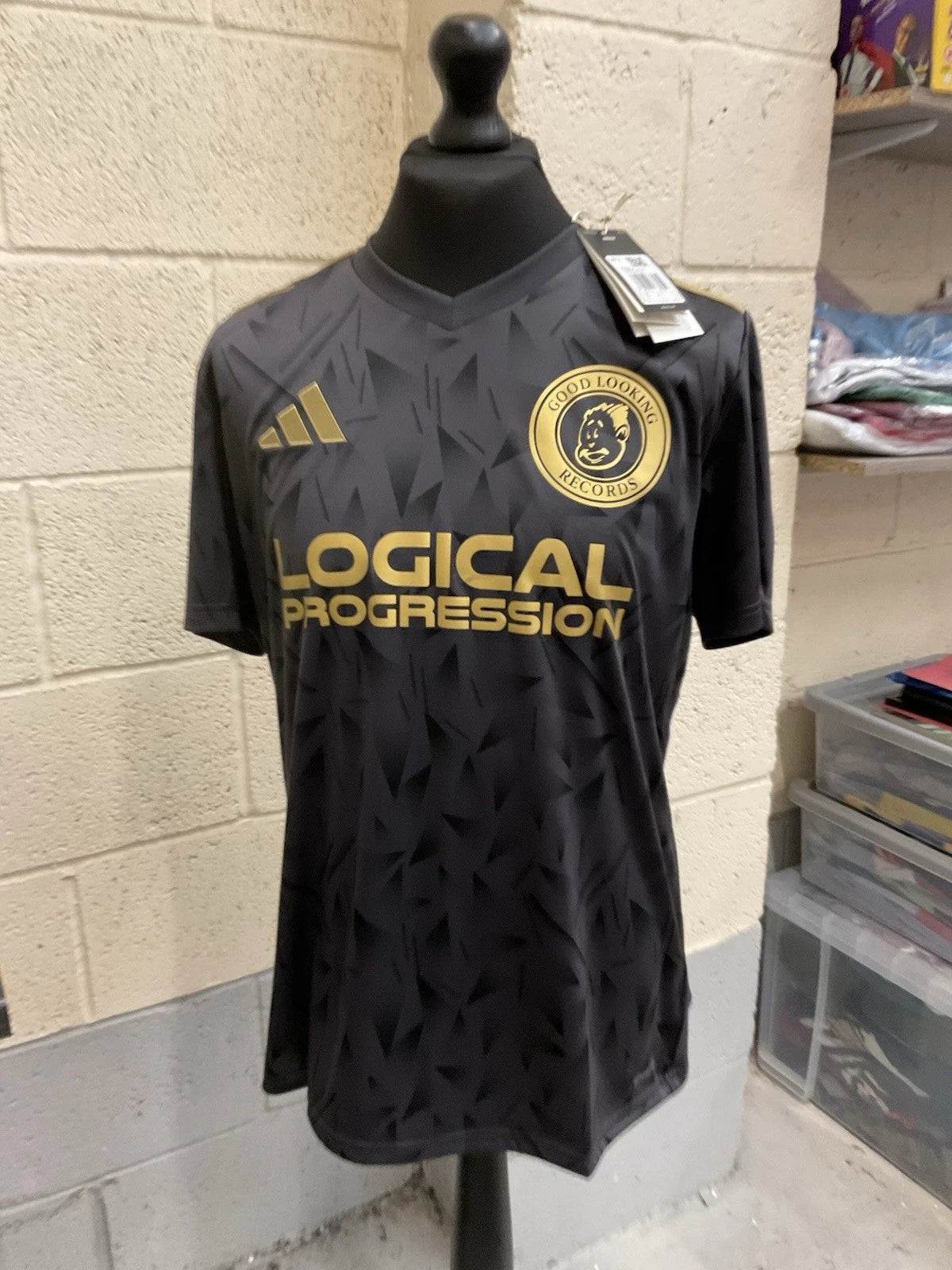 LTJ Bukem Logical Progression Football Shirt  Adidas custom Size XL