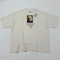 Saint Michael Everything Begins With E Einstein Mens White Cotton T Shirt