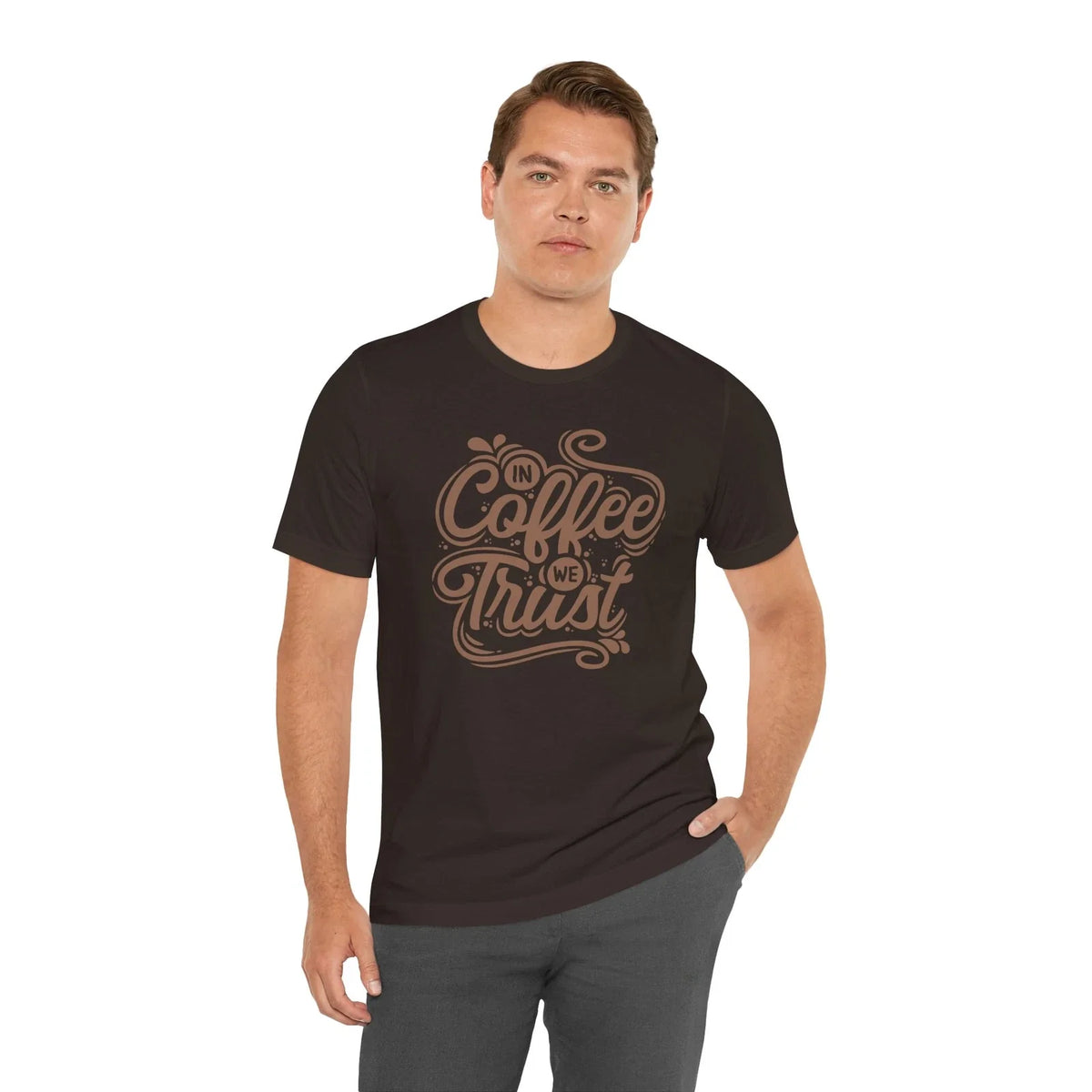 In Coffee We Trust Funny Coffee Lover Unisex T-Shirt