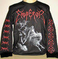 Emperor Rider Pentagram Long Sleeve T-Shirt Sz S M L XL 2XL 3XL Black Metal Band