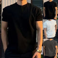 Daily Wear Mens Loose Tee 95% Polyester 5% Spandex Casual Style Sportswear
