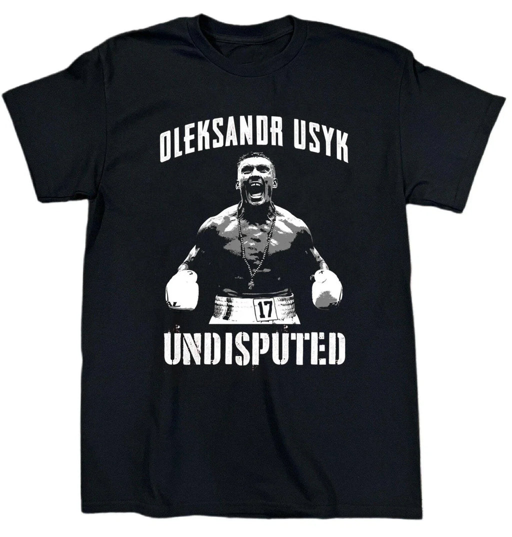 Oleksandr Usyk Star Heavy Cotton Black All Size Shirt QC97323